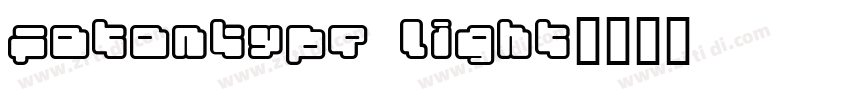FotonType Light字体转换